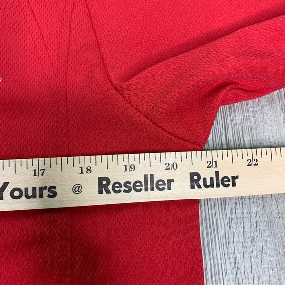 Ohio State Buckeyes The Oval Campus Mens Polo Shirt Red Size Small - Picture 8 of 9